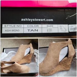 Camel colored wedges